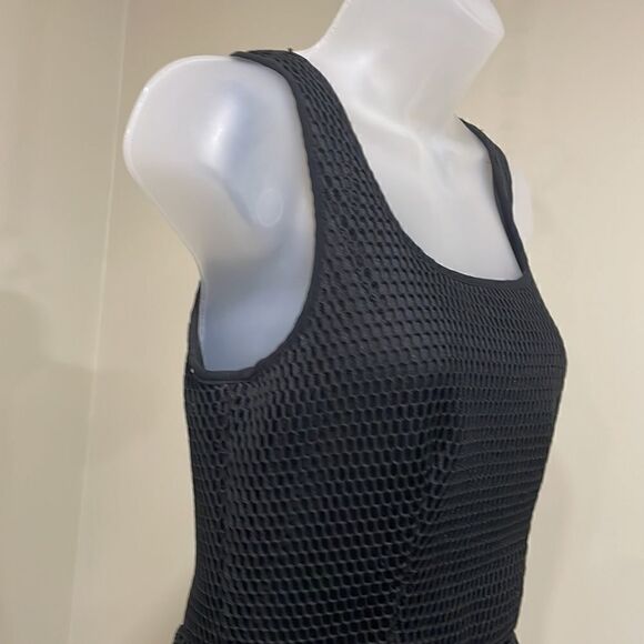 NWOT Xtaren Black Mesh Dress. Size M Medium 8/10 - Picture 7 of 11